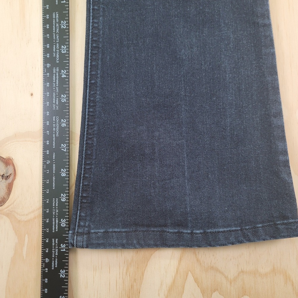 Democracy Bootcut Jeans Indigo Blue Size 10 32x31 Ab Technology Western Cowboy - Picture 9 of 10